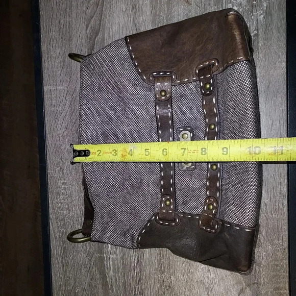 bcbgmaxazria Leather and tweed shoulder bag - Picture 14 of 16